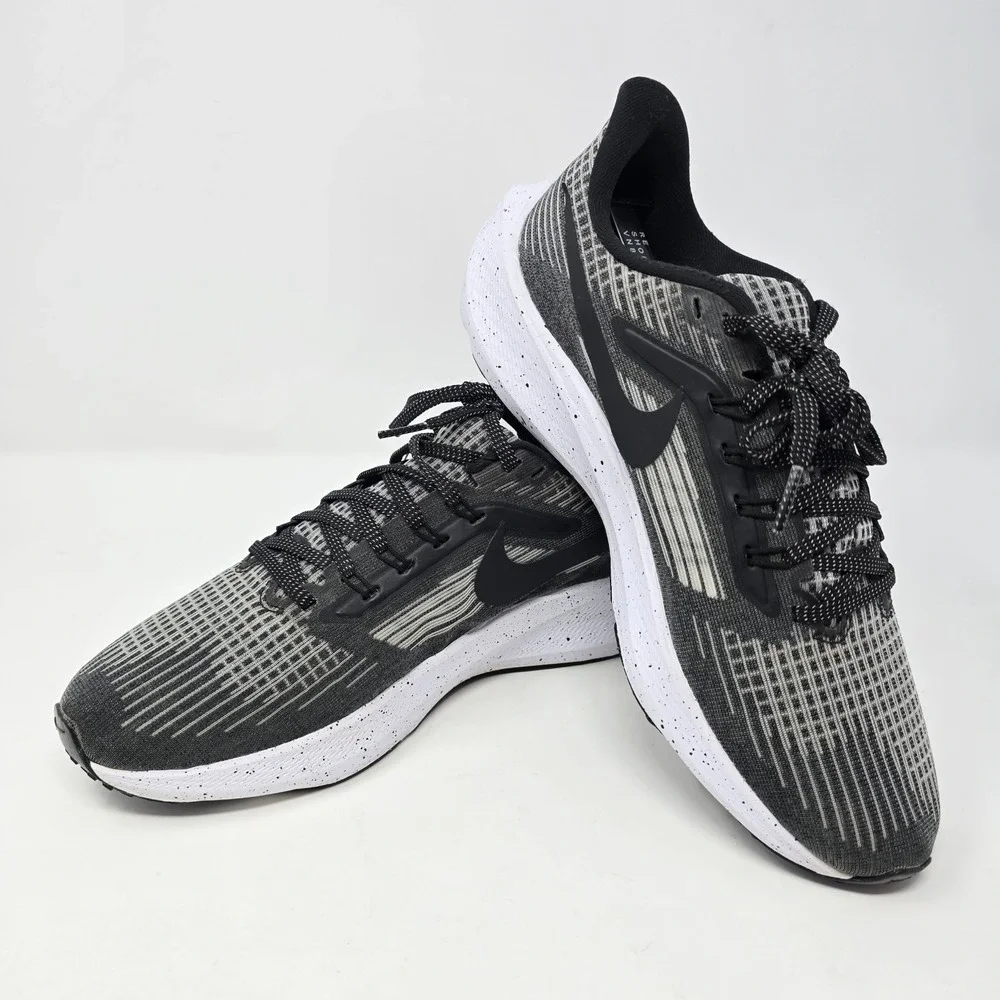 Nike Air Zoom Pegasus 39 Womens 7.5 Black White Running Shoes DH4072-005